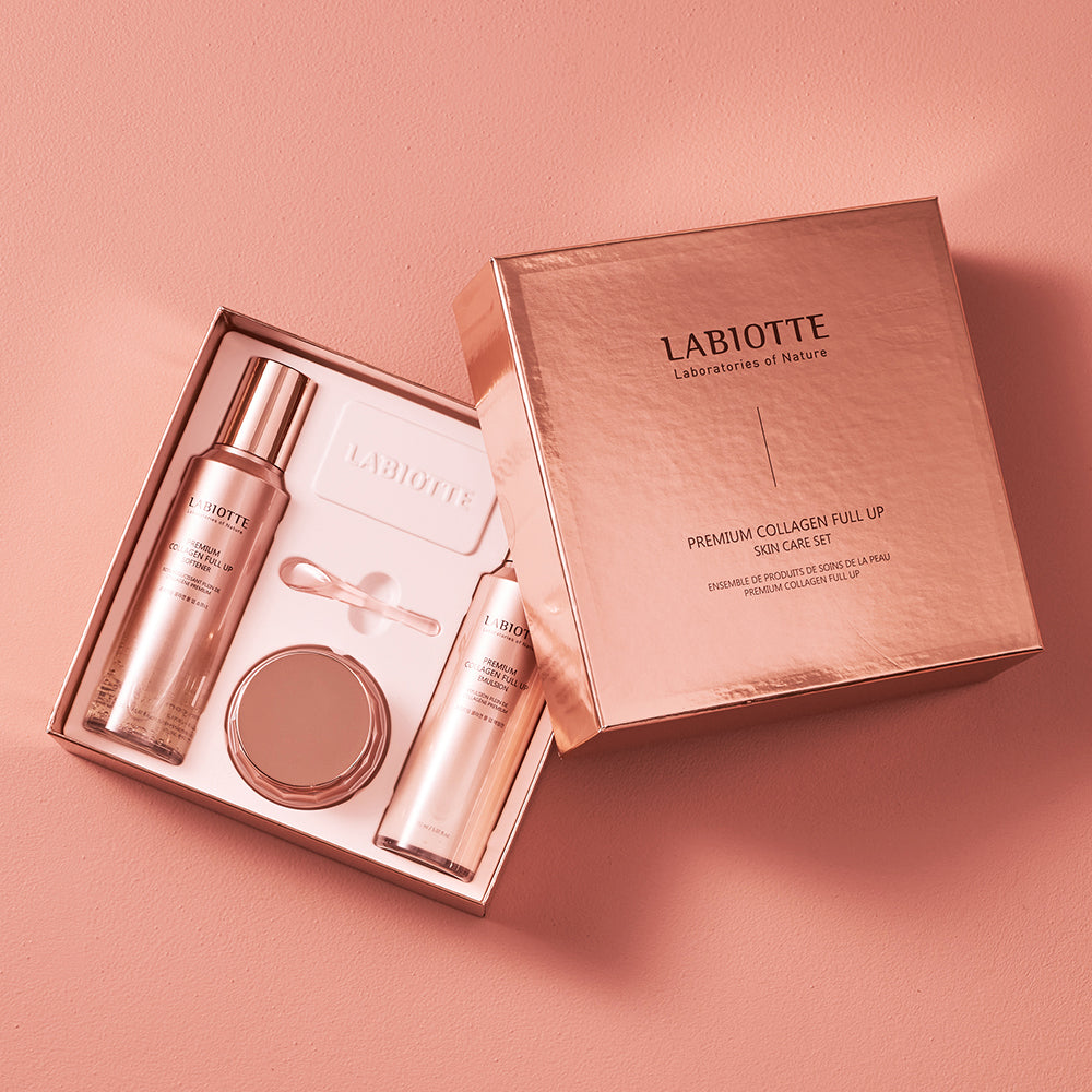 Labiotte Premium Collagen Pull-Up Skincare Elasticity Care 3-Piece Set
