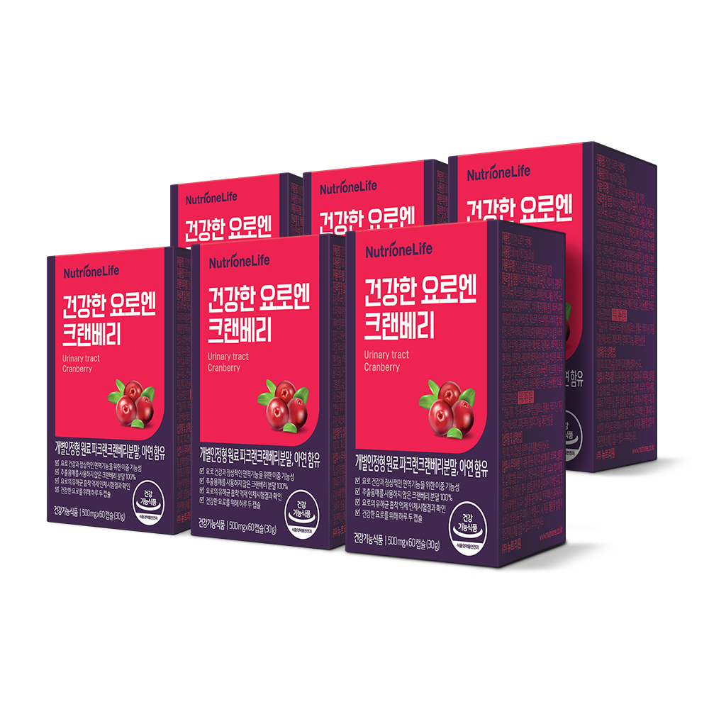 Nutrione Healthy Uro N Cranberry 6 Boxes (6-Month Supply)