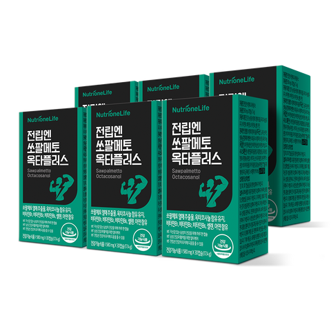 Nutrione Jeonlib-En Saw Palmetto Octa Plus 580 mg x 30 Capsules (6 Pack)