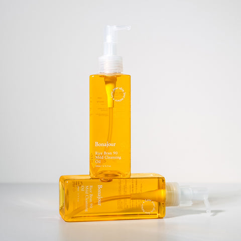 Bonajour Pore Care 2-Piece Set - Rice Bran 90 Cleansing Oil + Eggplant BHA Toner