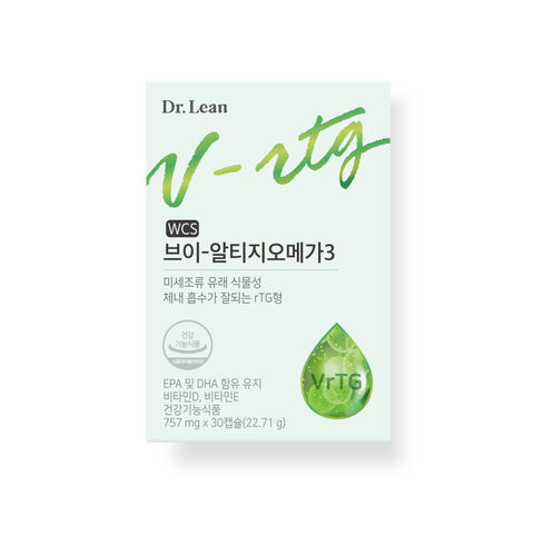 Dr. Lean Plant-Based rTG Omega-3 757 mg 30 Capsules