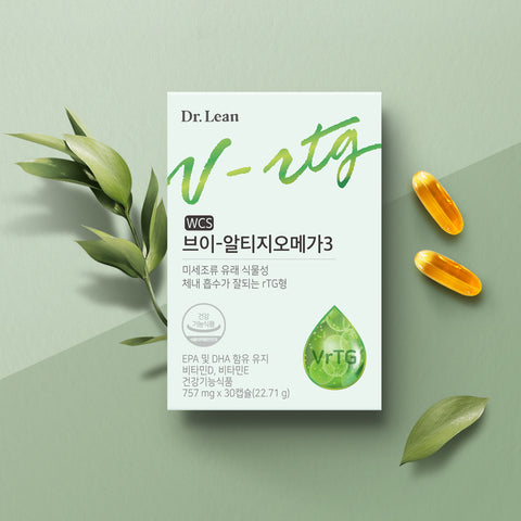 Dr. Lean Plant-Based rTG Omega-3 757 mg 30 Capsules