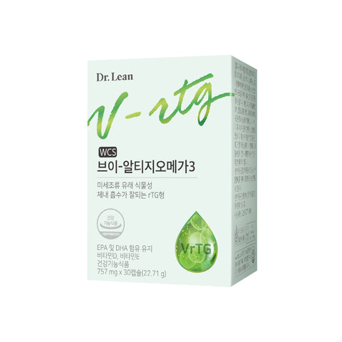 Dr. Lean Plant-Based rTG Omega-3 757 mg 30 Capsules