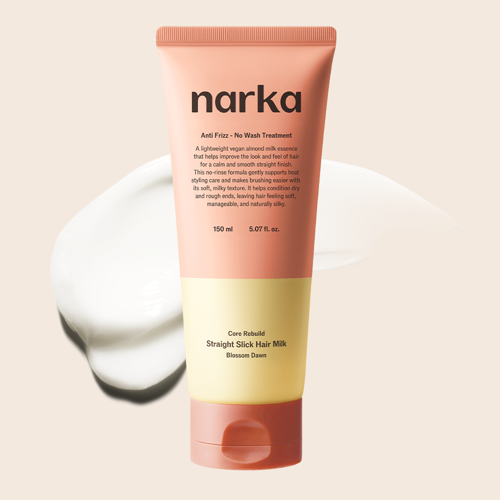 Narka Straight Slick Hair Milk 150ml (No-Rinse Heat Protect)