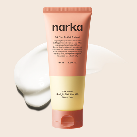 Narka Straight Slick Hair Milk 150ml (No-Rinse Heat Protect)
