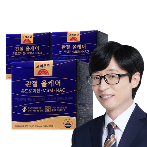 Koreaeundan Joint All-Care Chondroitin-MSM-NAG 3-Pack 30 Sachets (3,575 mg each)