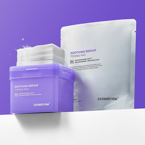 Dermafirm Soothing Repair Toning Pad R4 180ml (70 pads) [5 Refills]