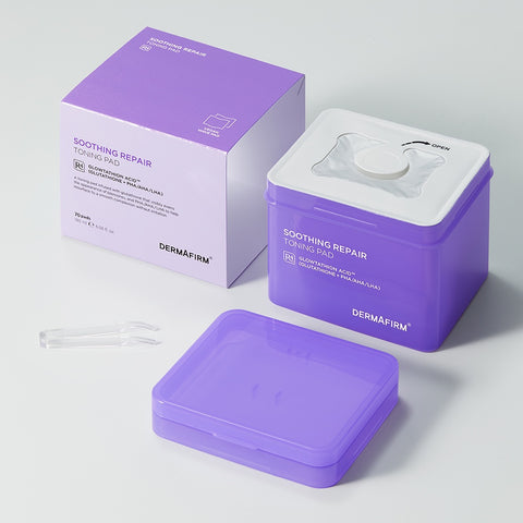 Dermafirm Soothing Repair Toning Pad R4 180ml (70 sheets) [3 Refills]