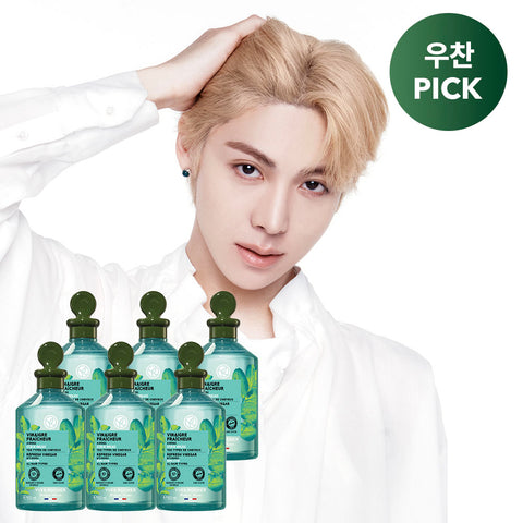 Yves Rocher Moringa Refresh Oily Scalp Hair Vinegar 150ml (6 Pack)