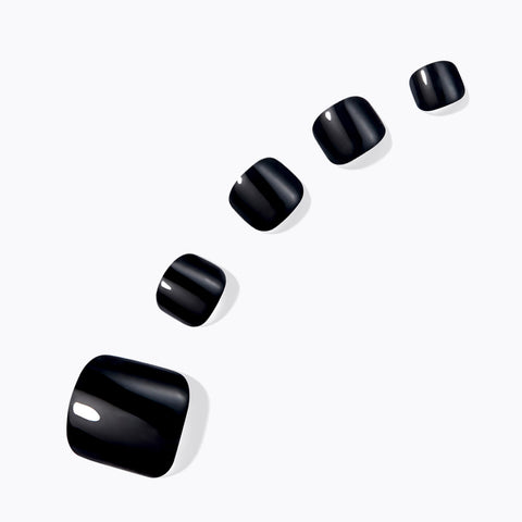Dashing Diva Magic Press Pedicure Carbon Black