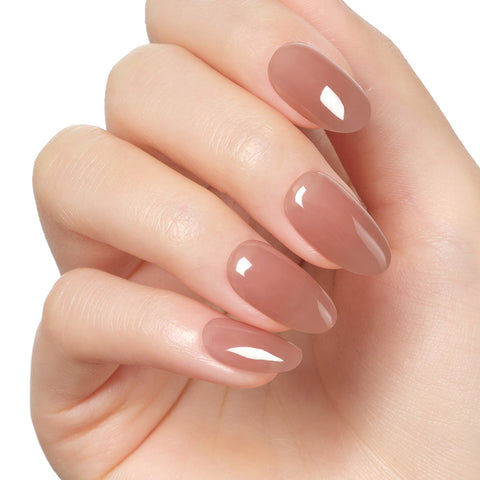 Dashing Diva Magic Press Mocha (Almond) Nail Tips