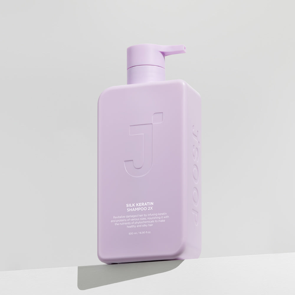 Jsoop Silk Keratin 2X Deep Care Shampoo for Damaged & Bleached Hair 500ml