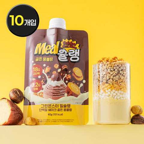 Green Monster Milshuleng Protein Shake Golden Mont Blanc 40g x 10