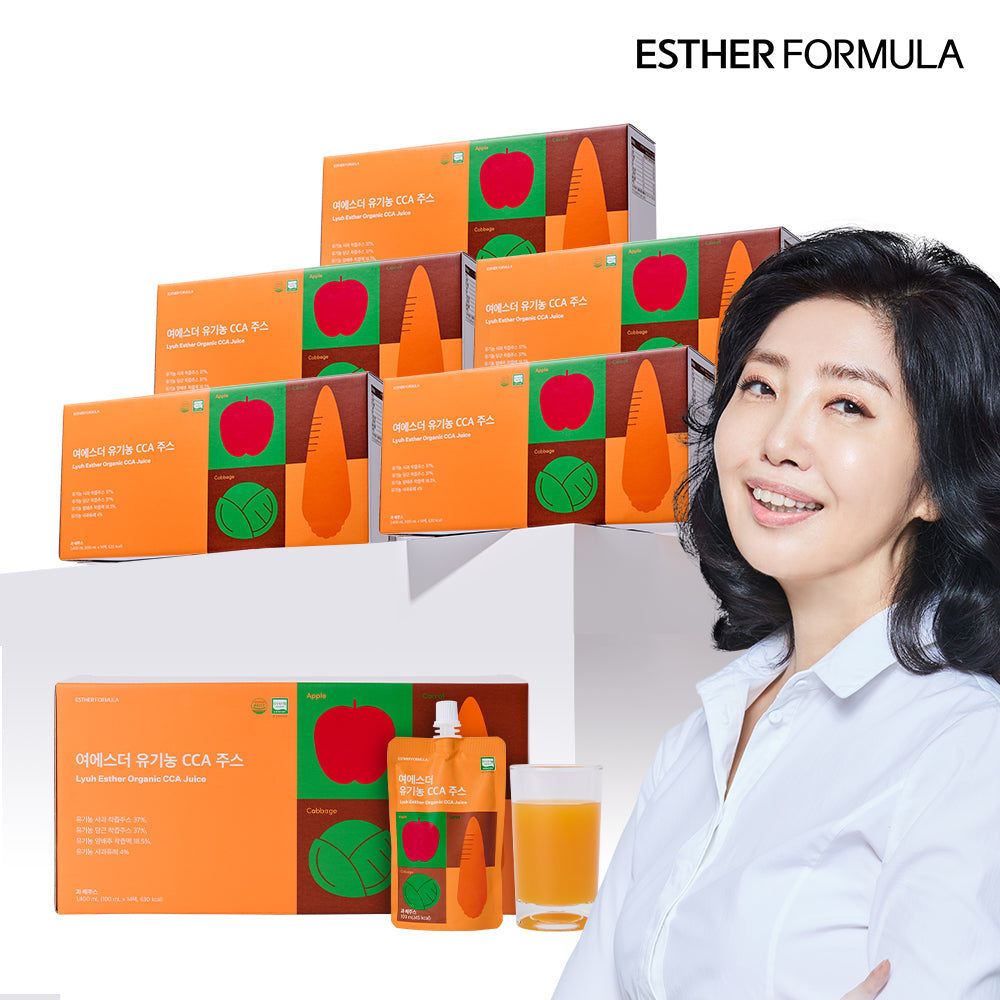 Esther Formula Organic CCA Juice 100ml 14 Sachets x 6 Packs