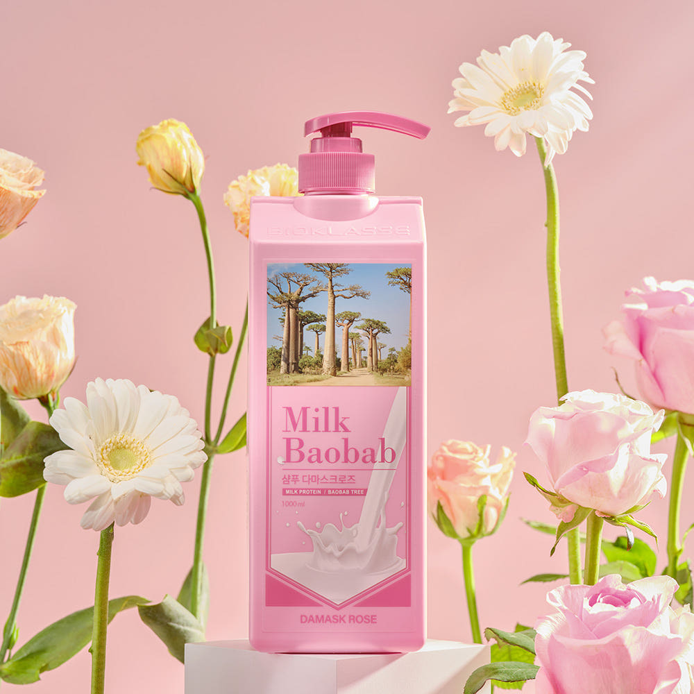 Milk Baobab Original Shampoo Damask Rose, 1L