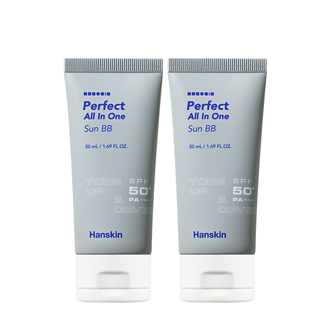 Hanskin Perfect All-in-One Sun BB SPF50+ 50ml (2 Pack)