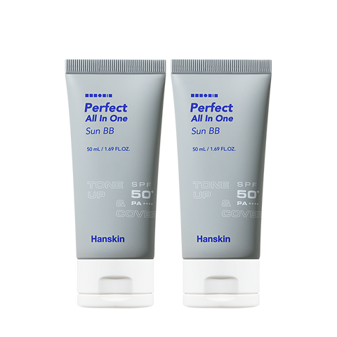 Hanskin Perfect All-in-One Sun BB SPF50+ 50ml (2 Pack)