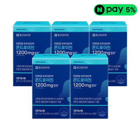 Chongkundang Health Mucopolysaccharide-Protein Chondroitin 850mg x60 Tablets (5 Pack)