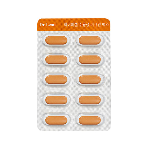 Dr. Lean Hypercell Water-Soluble Curcumin Max Turmeric Extract 30 Tablets x 6 (6-Month Supply)