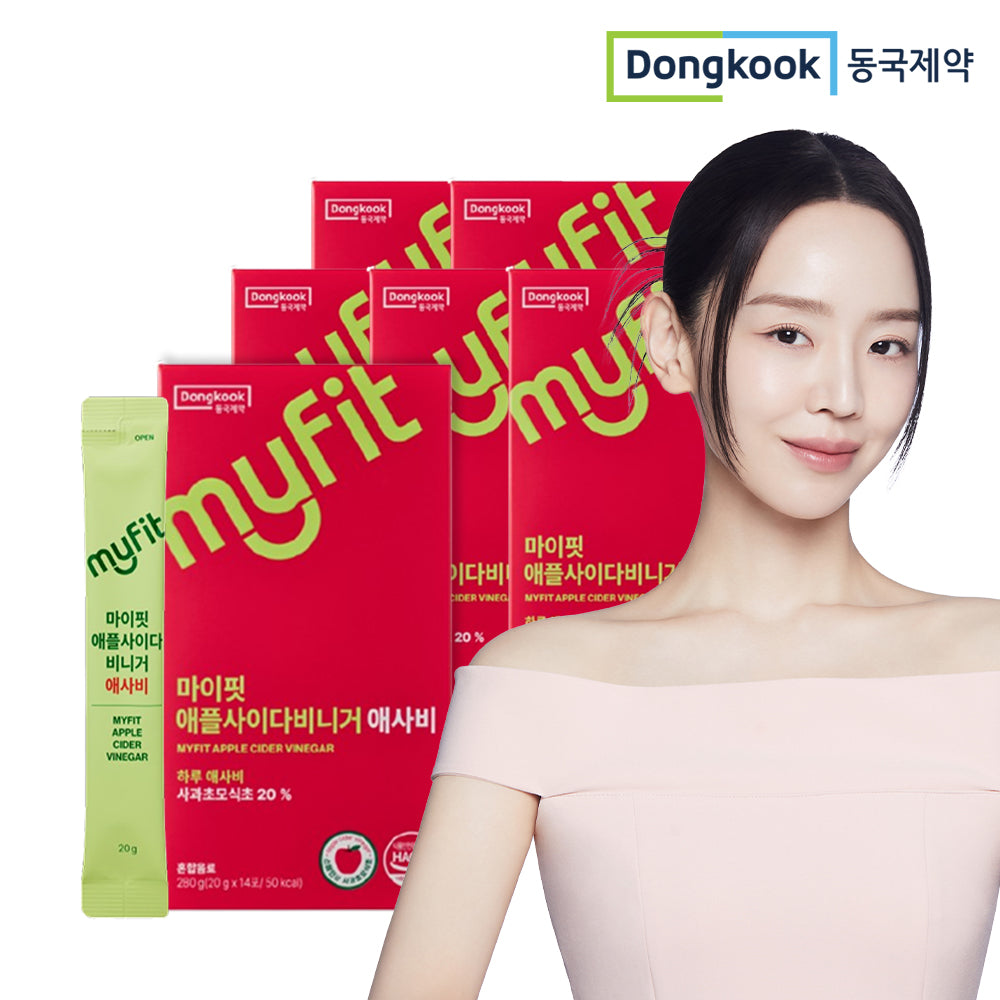 DongKook MyFit Organic Apple Cider Vinegar 6 Boxes (84 Sachets)