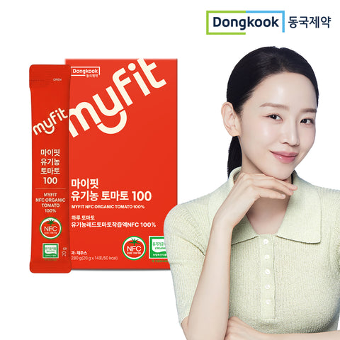 DongKook MyFit Organic Tomato NFC Juice Sticks 20 g x 14 (280 g) Lycopene & Beta-Carotene