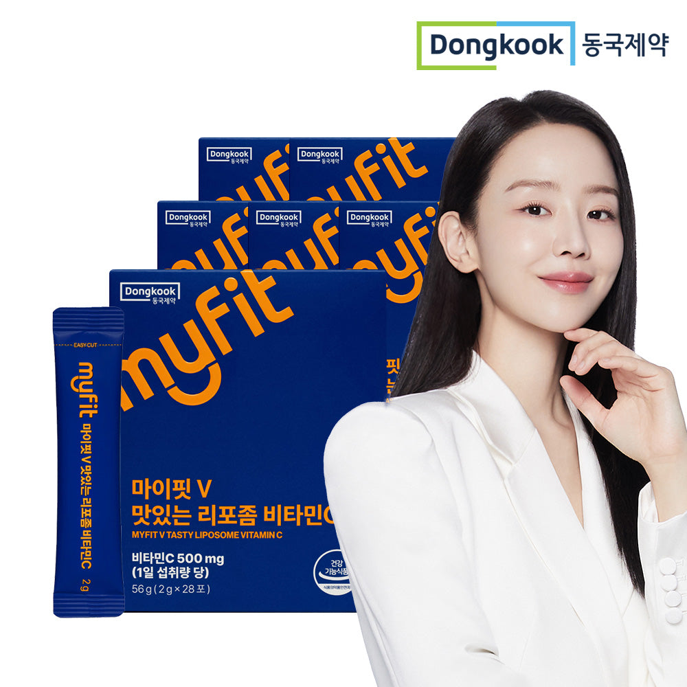 DongKook MyFit Liposomal Vitamin C 500 mg Powder Stick (28 sticks) x 6