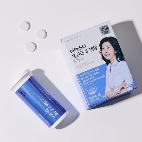 Esther Formula Probiotics & Dental Chewable (Oral-origin Peppermint) 30 Tablets x 20