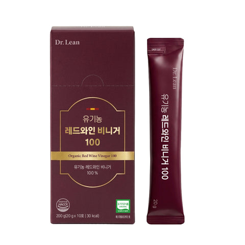 Dr. Lean Organic Red Wine Vinegar 100 (3-Box Set)