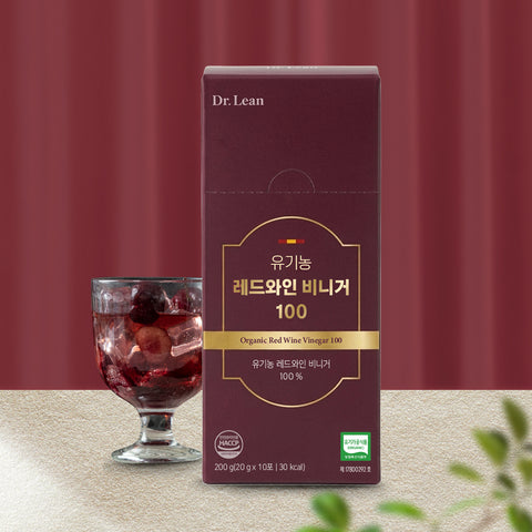 Dr. Lean Organic Red Wine Vinegar 100 (6 Boxes)