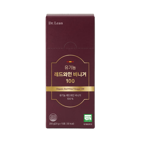 Dr. Lean Organic Red Wine Vinegar 100 (3-Box Set)