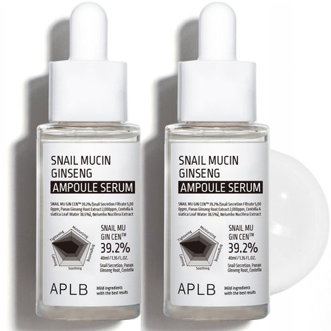 APLB Snail Mucin Ginseng Ampoule Serum