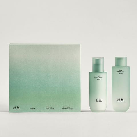 Hanyul Artemisia Moisture Soothing Set (Toner 150ml + Fluid 125ml)