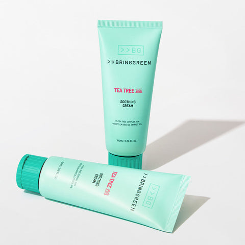Bringgreen Tea Tree Cica Soothing Cream Plus 100ml x2 Set