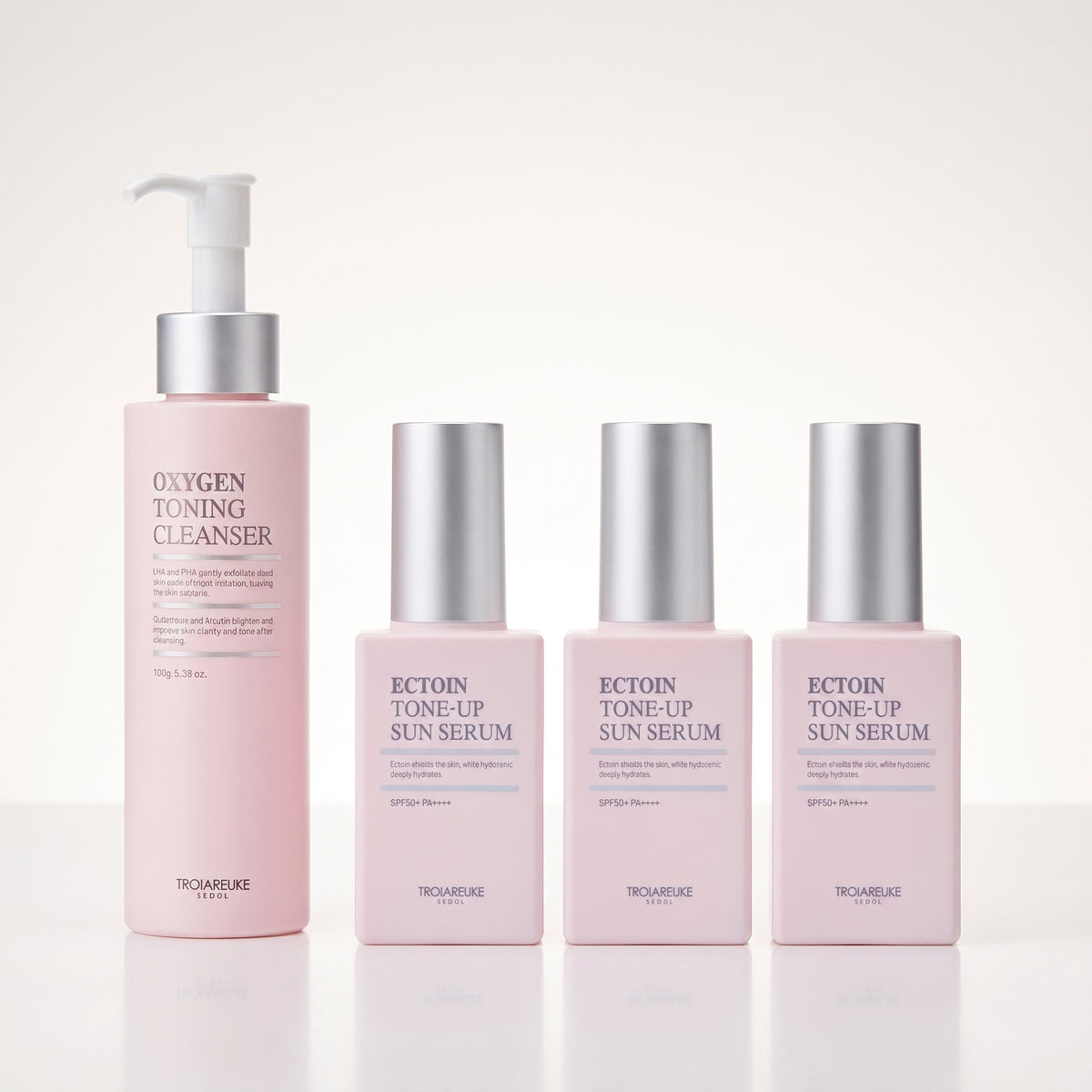 Troiareuke Ectoin Tone-Up Sun Serum SPF50+ PA++++ 50ml (3 Pack)