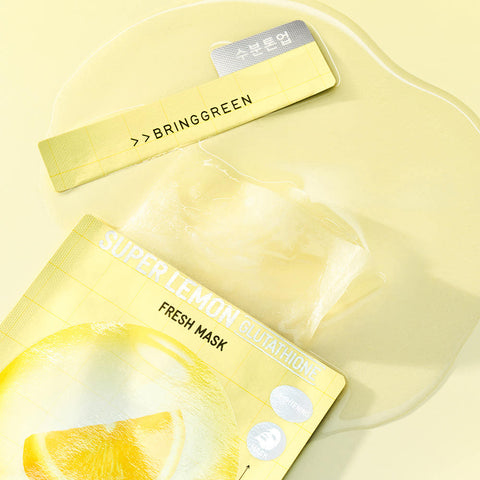 Bringgreen Super Lemon Glutathione Fresh Mask 10P