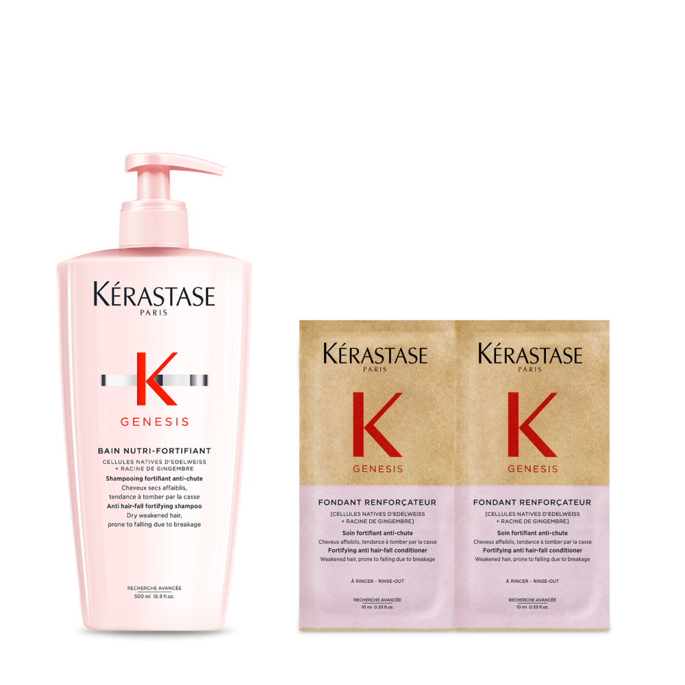 Kerastase Genesis Rich Shampoo 500ml (Genesis Conditioner 10ml x2)