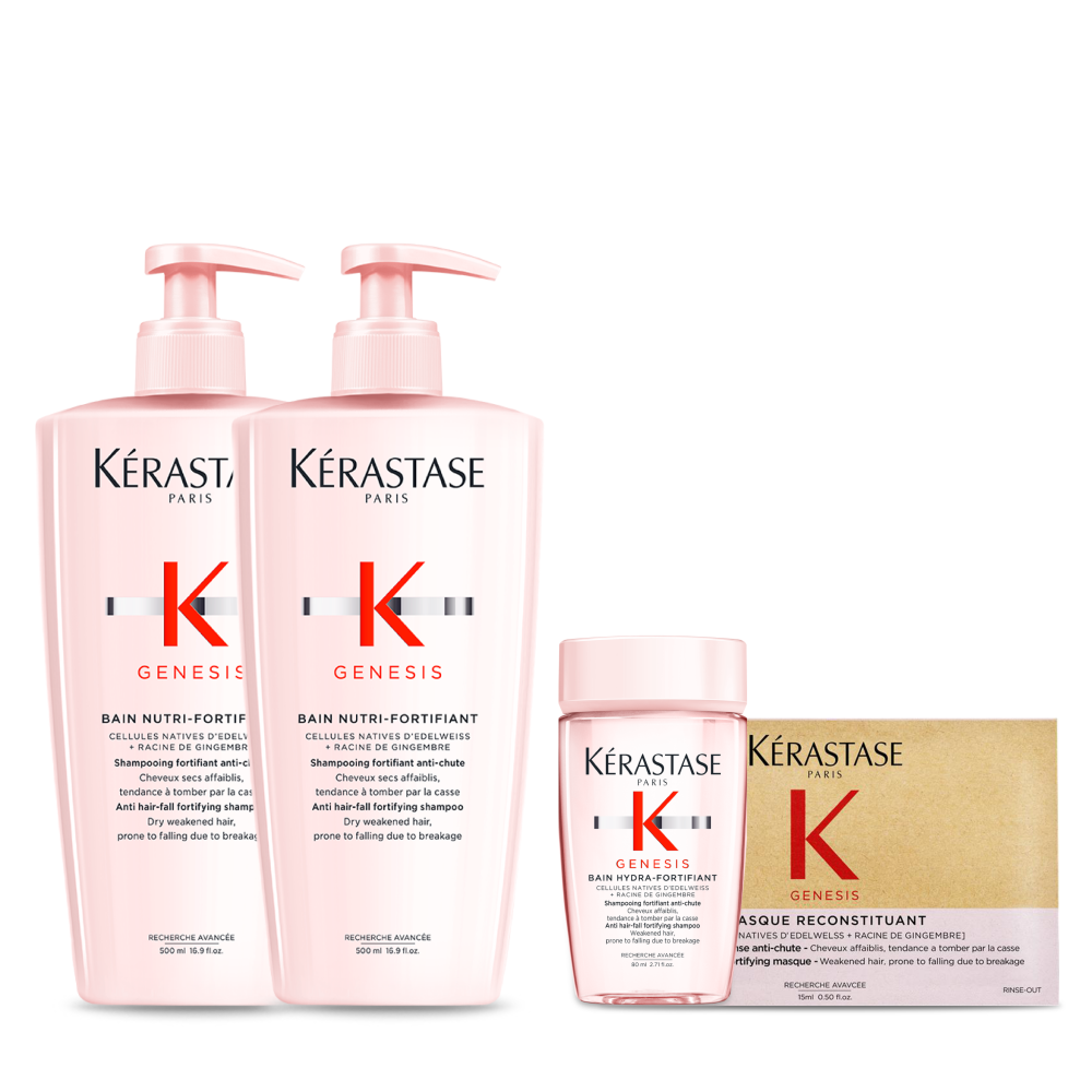 Kerastase Genesis Rich Shampoo 500ml Duo Set (+Genesis Shampoo 80ml + Hair Mask 15ml)