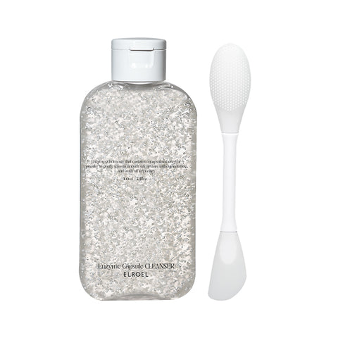 Elroel Enzyme Capsule Cleanser + Brush Set