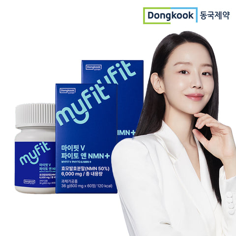 DongKook MyFit Plant-Based NMN Phyto & NMN 60 Tablets x 2 Boxes (4-Months)