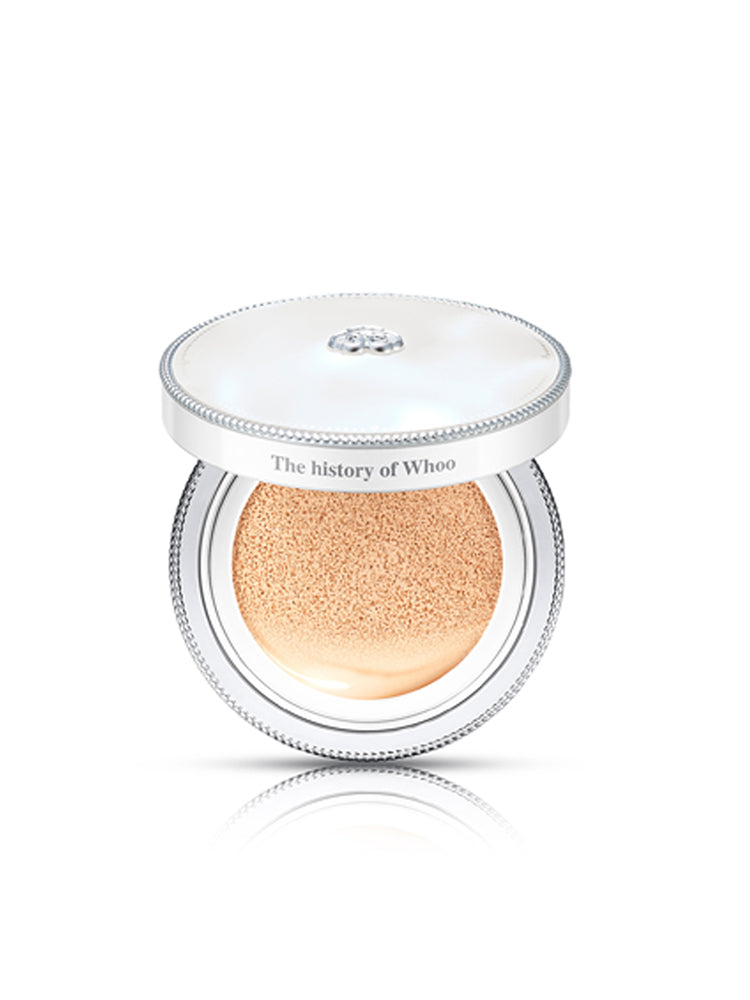 The History of Whoo Gongjinhyang Seol Whitening Moisture Glow Cushion 13 g + 13 g (Full + Refill)
