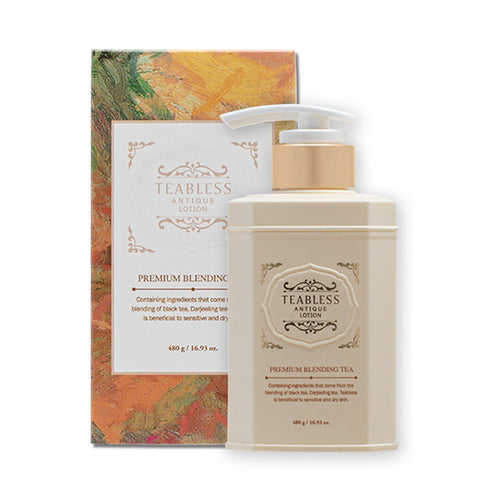 Teabless Herb Black Tea Antique Body Lotion 480g Double Pack