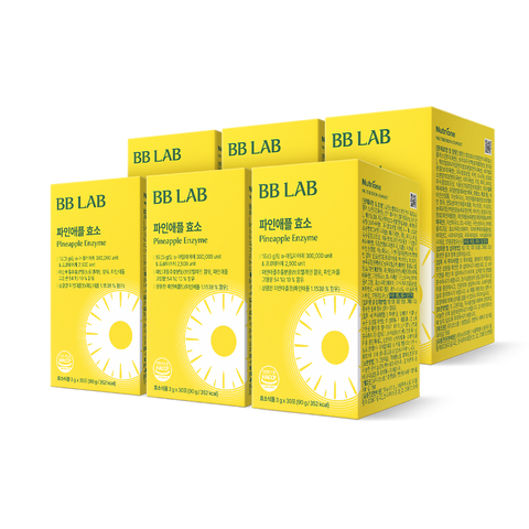 Nutrione BB Lab Cha Ju-young Pineapple Enzyme (Bromelain) 3g x 30 sachets (6 Pack)