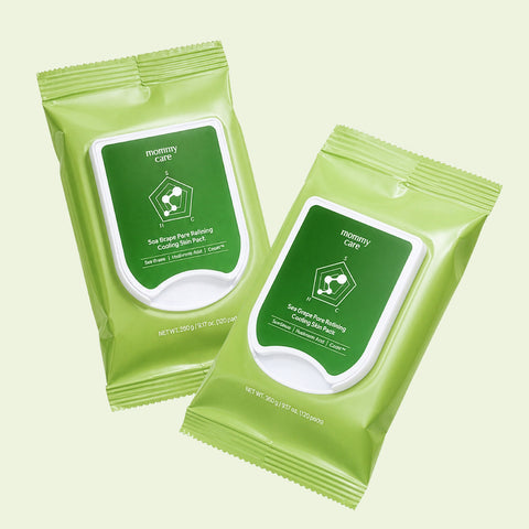 MommyCare Sea Grape Pore Cooling Skin Pack 120 Sheets