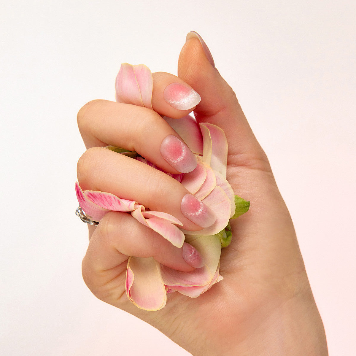 Dashing Diva Glaze Glint Blush Nail Stickers