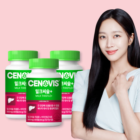 Cenovis Milk Thistle + Vitamin B 900mg x 60 Capsules (3 Pack)