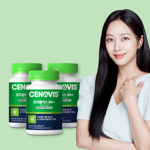 Cenovis TriPlus 50+ Multivitamin & Mineral with Omega-3 90 Capsules (3 Pack)
