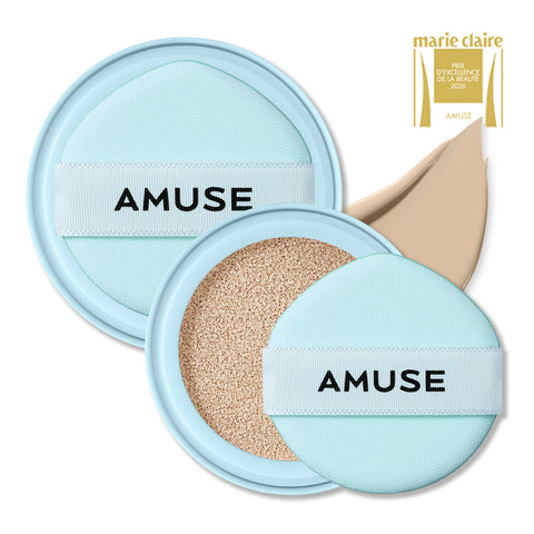 Amuse Airy Pore Cover Cushion Refill x2 03 Honey 15g