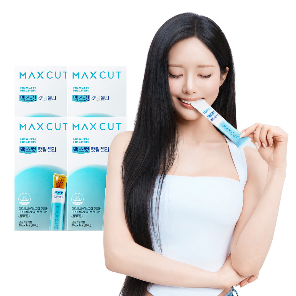 HealthHelper MaxCut Diet Cutting Jelly Garcinia 14 Sachets x 4 (Korean Made)