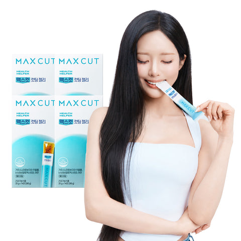 HealthHelper MaxCut Diet Cutting Jelly Garcinia 14 Sachets x 4 (Korean Made)