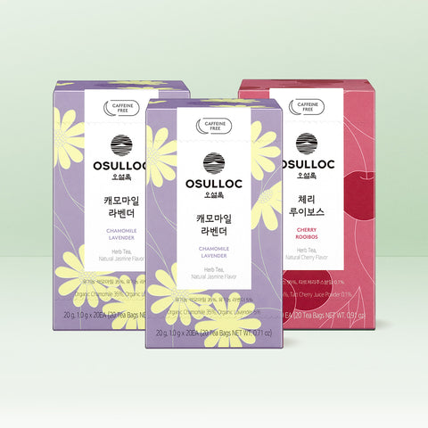 OSULLOC Decaffeinated Herbal Tea Set